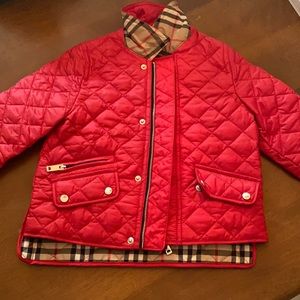 Burberry Diamond Quilted Jacket- Size 2